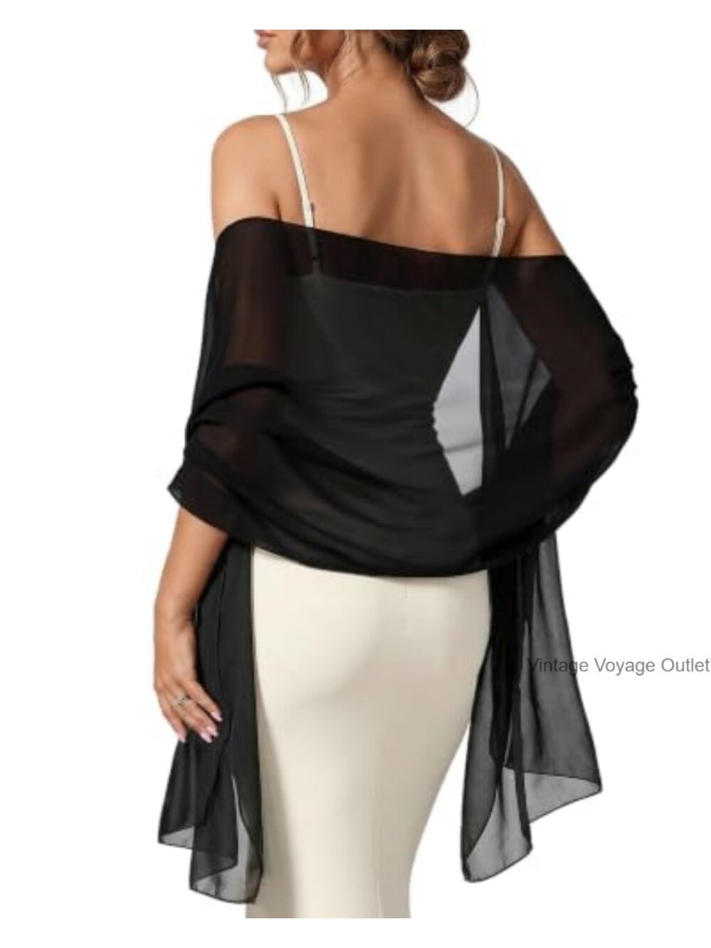 Chiffon Shawl Wrap Women Evening Dress Scarf Formal Wedding